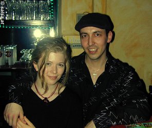 Salsa-DJ + Tanzlehrer Peter Plichta und seine Freundin Christine